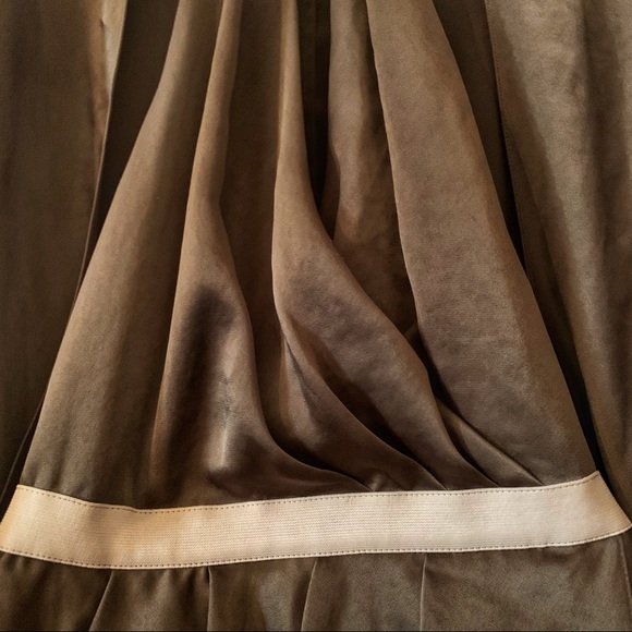 Alexander Wang Olive Green Batwing Satin Dress - Picture 10 of 10